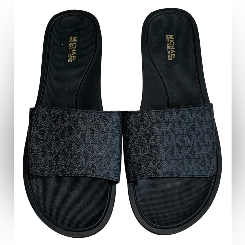 MK Michael Kors NWOT black slides women’s size 10